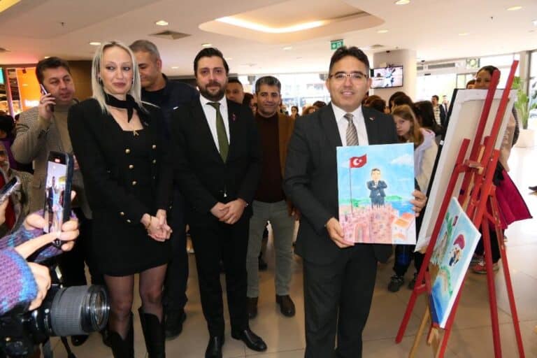 Marmaris Ugur Okullari Ogrencilerinden Engelli Bireyler Icin Resim Sergisi 1
