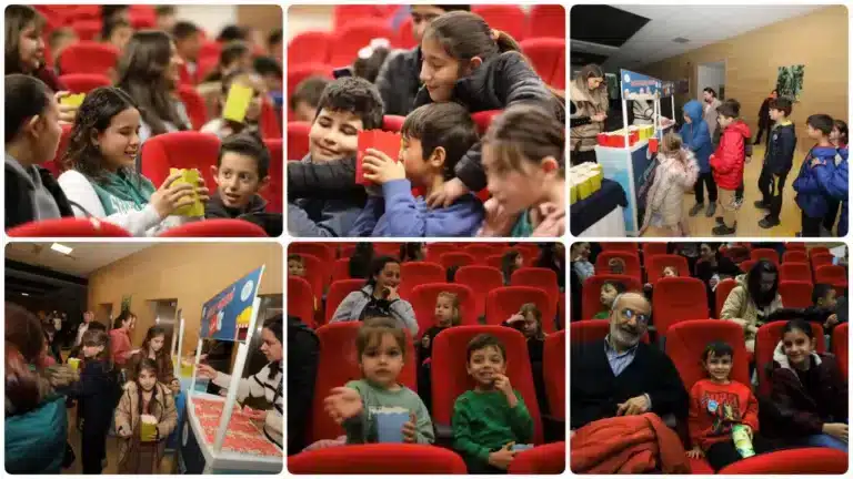 Baskan Arasin Cocuklara Sinema Hediyesi Yogun Ilgi Gordu