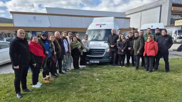 Depremin 2. Yildonumunde CHP Bodrum Orgutu Deprem Bolgesinde