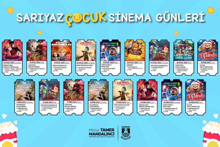 Sariyaz Cocuk Sinema Gunleri 13 Eylulde Basliyor