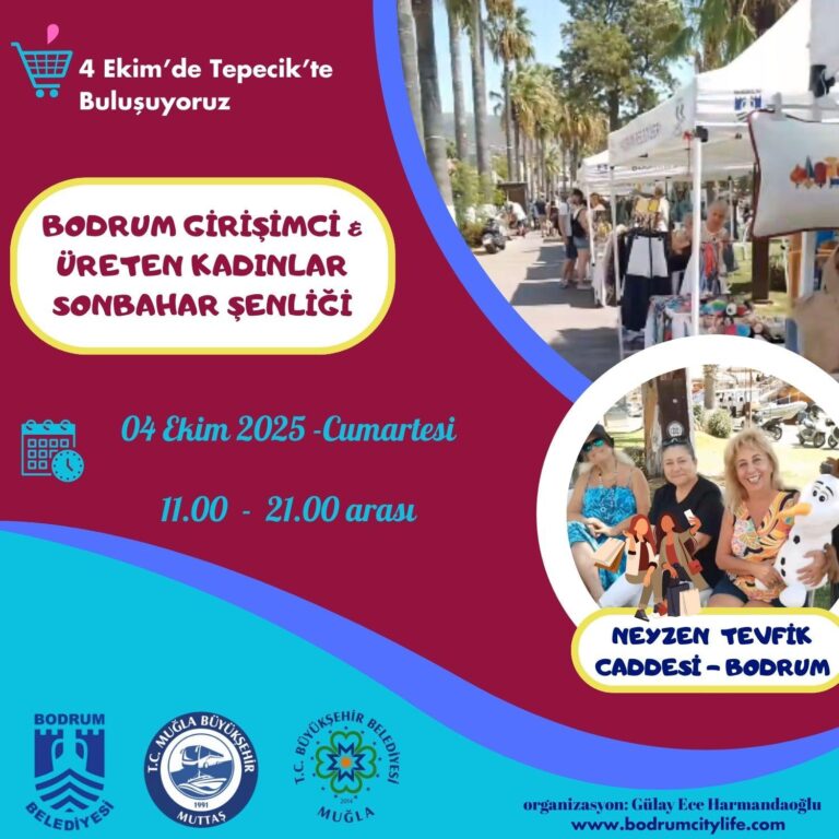 Bodrum Girisimci ve Ureten Kadinlar Etkinligi 4 Ekimde Basliyor